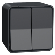 Електрически противовлажен ключ Schneider Electric открит монтаж  10 A, антрацит, сх. 8, Mureva Styl - product - 028 ELM5055