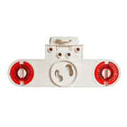 Фасунга Wim за луминесцентна лампа със стартеродържач  G13/T8, бяла, 25.610 - product - 028 ELM5287