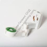 Фасунга Wim за луминесцентна лампа със стартеродържач  G13/Т8, бяла - product - 028 ELM 238