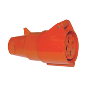 Електрически промишлен контакт Palazzoli трифазен противовлажен мобилен  3P+E, 32 A, 44 IP, оранжев - product - 028 ELM 404