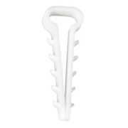 Скоба за монтаж на кабели Simet тип фиба  2х2.5 мм2, бял, UWP-2 - product - 028 ELM 488