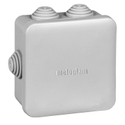 Разклонителна кутия Olan PVC, противовлажна  открит монтаж, 100x100x50 мм, 55 IP, сива - product - 028 ELM 950