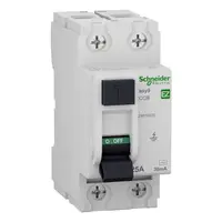 Дефектнотокова защита Schneider Electric 2P тип AC  25 A, 30 mA, 3 kA, Easy 9
