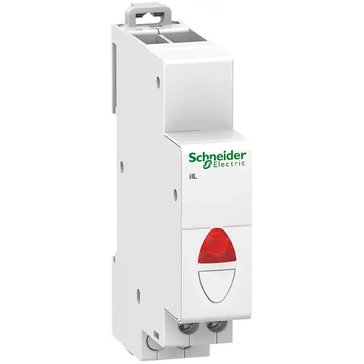 Индикатор Schneider Electric светодиоден за DIN шина  10 A, 230 V, червен, Acti 9 iIL