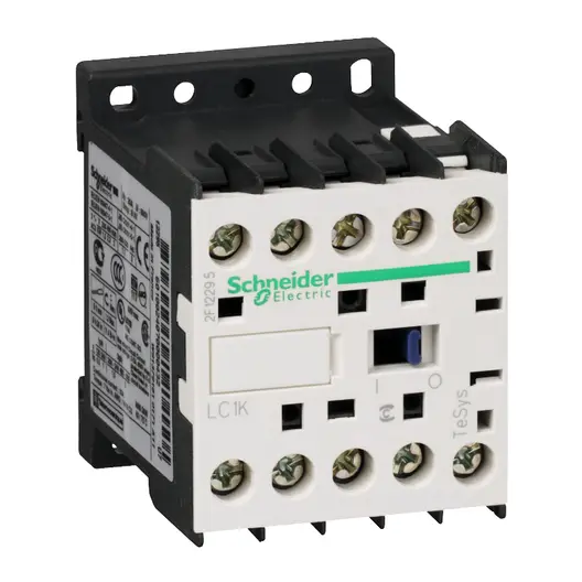 Контактор Schneider Electric променливотоков  3P (3 NO), 1 NO, 220 V, 6 A, TeSys K