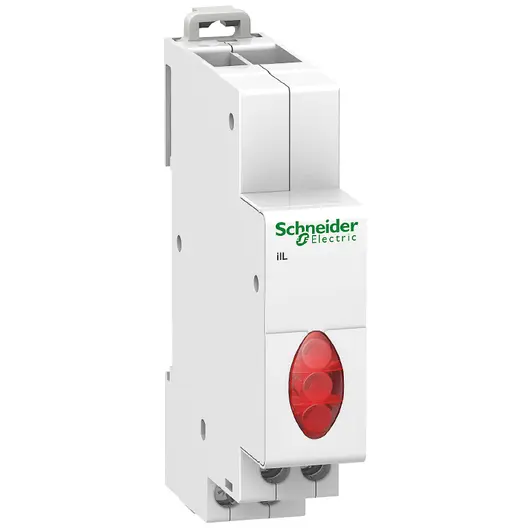 Индикатор Schneider Electric светодиоден за DIN шина  10 A, 400 V, червен, Acti 9 iIL