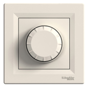 Електрически димиращ ключ Schneider Electric скрит монтаж с монтажна рамка  6.3 A, крем, Asfora - product - 028 ELM3500