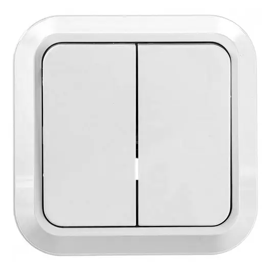 Електрически сериен ключ Makel открит монтаж  10 A, бял, сх. 5, Surface Mounted