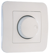 Електрически димиращ ключ Makel скрит монтаж с декоративна рамка  10 A, бял, Lillium Natural - product - 028 ELN3138