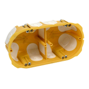 Конзолна кутия Kopos за гипскартон  скрит монтаж, 142х71х45 мм, жълта, KP 64/2L - product - 028 EMP 812