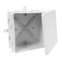 Разклонителна кутия Kopos PVC, противовлажна  открит монтаж, 105x105x40 мм, 54 IP, сива