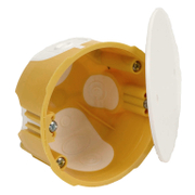 Разклонителна кутия Kopos за гипскартон с капак  ф 73x45 мм, 20 IP, жълта, KU 68 LA/2 - product - 028 EMP1437