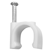 Скоба за монтаж на кабели Elmark с пирон  ф 6х35 мм - product - 028 EMR 123