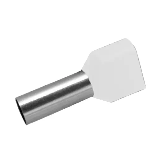 Кабелен накрайник Elmark за кримпване  2x0.5 мм2, TЕ0508