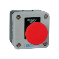 Превключвател Elmark пуск-стоп тип гъба със задържане  6 A, 230 V, 1 NC, EL1-B174