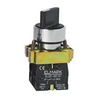 Превключвател пуск-стоп Elmark със задържане  6 A, 400 V, 1 NO, черен, EL2-BD 21