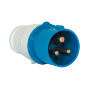 Щепсел промишлен Elmark монофазен мобилен  16 A, 230 V, 2P+E, син, HT - product - 028 EMR1871