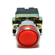 Бутонен превключвател Elmark с пружинно връщане светещ  6 A, 400 V, 1 NC, червен, EL-2 BW3471 - product - 028 EMR1891