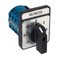 Прекъсвач Elmark пакетно-гърбичен 7-позиционен за волтметър  20 A, 380 V, LW26-20 YH5