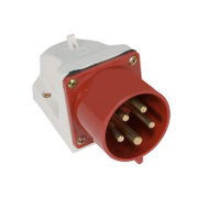 Щепсел промишлен Elmark трифазен стационарен  32 A, 380 V, 3P+N+Е, червен, HT - product - 028 EMR3019