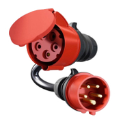 Адаптор go-e Charger за зарядна станция  3 700 W, 16 A, Индустриален евро CEE 32 A трифазен - product - 028 EVP 132