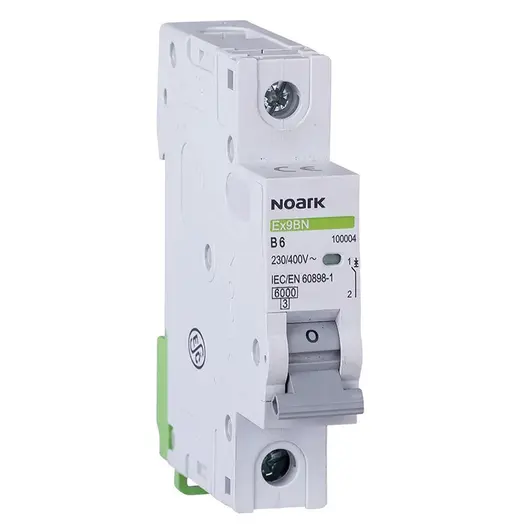Автоматичен еднополюсен прекъсвач Noark за DIN шина крива C  40 A, 230 V, 6 kA, 1P, Ex9BN