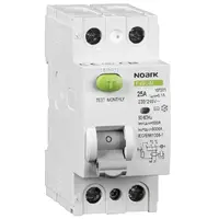 Дефектнотокова защита Noark 2P тип AC  25 A, 30 mA, 6 kA, Ex9L-N