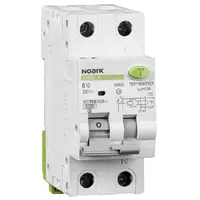 Дефектнотокова защита Noark с прекъсвач 1P+N  25 A, 30 mA, 6 kA, Ex9BL-N
