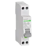 Дефектнотокова защита Noark 1P тип AC  10 A, 30 mA, 6 kA, Ex9BL20J