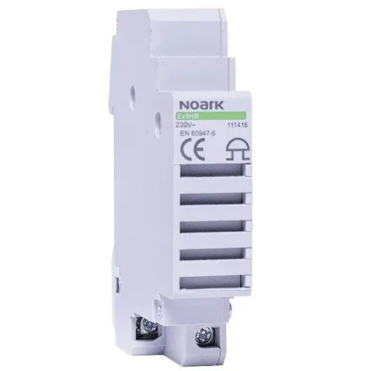 Звънец Noark за DIN шина  12 V, сив, Ex9HB AC12V