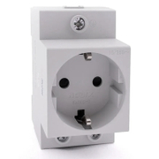 Контакт Noark интериорен единичен открит монтаж за DIN шина  16 A, 20 IP, сив, Ex9DS-G - product - 028 FKB6238