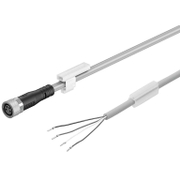 Съединителен кабел за датчици Festo за налягане, дебит, оптични и други  0-30 V, сив, 5 м, NEBU-M8G4-K-5-LE4 - product - 028 FSL 113