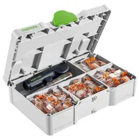 Разклонителна клема Festool комплект 175 бр.  прозрачна, 2, 3, 5 гнезда, SYS3 S 76-WAGO-Set