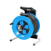 Удължител на кабели Hedi на PVC макара с метална рамка  25 м, 3x1.5 мм2, ШКПТ, 3 гнезда - product - 028 HDI2903