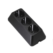 Разклонител електрически Todi без кабел  черен, 3 гнезда - product - 028 KOD 168