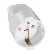 Електрически контакт тип куплунг Todi единичен  16 A, 20 IP, бял - product - 028 KOD 402