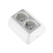 Разклонител електрически Todi без кабел  бял, 2 гнезда - product - 028 KOD 430