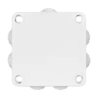 Разклонителна кутия Courbi PVC, противовлажна  открит монтаж, 105х105х50 мм, 55 IP, бяла