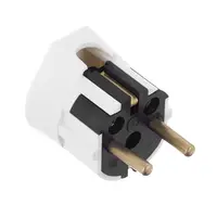 Щепсел монофазен Todi шуко ъглов  16 A, 230 V, бял
