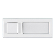 Звънчев бутон Naiden Kirov без светлинна индикация  42 V, 0.5 A, открит монтаж, бял - product - 028 KOD2469