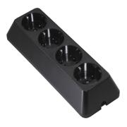 Разклонител електрически Todi без кабел  черен, 4 гнезда - product - 028 KOD2594