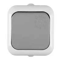 Електрически противовлажен ключ Naiden Kirov открит монтаж  10 A, сив, сх. 6, Euro Waterproof