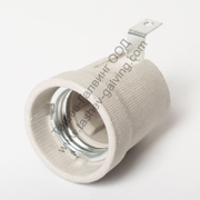 Фасунга Elprom-Elin за стандартна лампа стояща порцеланова E27, бяла - product - 028 KOD2873