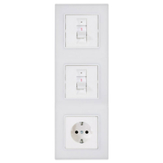 Бойлерно табло Atra скрит монтаж  191х100х50 мм, 25 A, 3 модула, бяло, скрит монтаж - product - 028 KOD3124