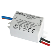 Трансформатор Kanlux за LED ленти  3 W, 0.5-10 DC V, 220-240 AC V, 20 IP, ADI 350 - product - 028 KNX4224