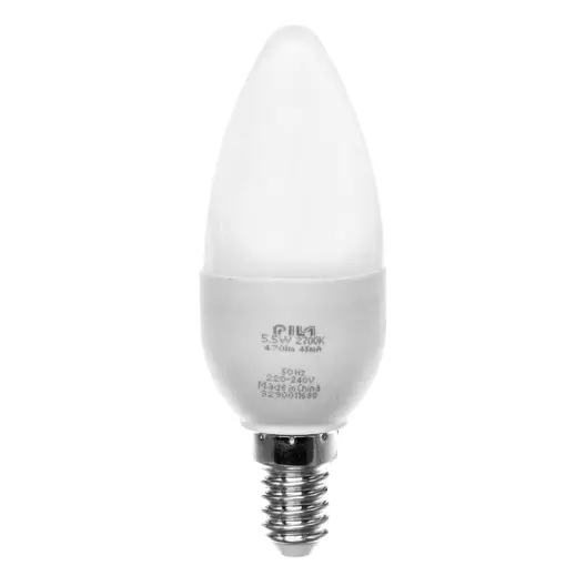 LED крушка Pila E14 топло бяла  5.5 W, 2700 K, 230 V