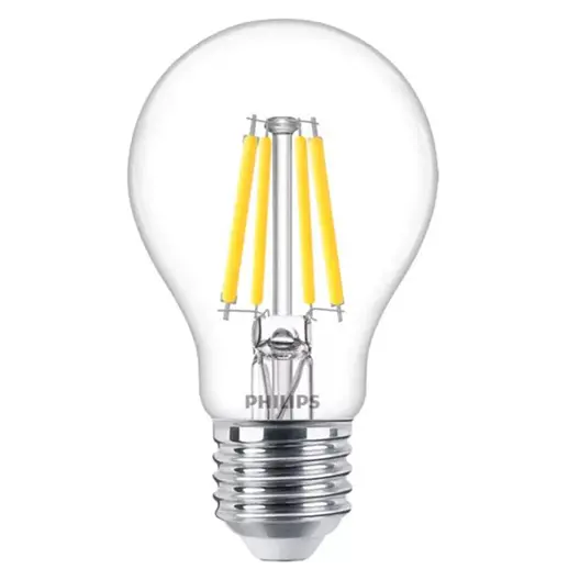 LED крушка Philips E27 топло бяла  3.4 W, ф 60х104 мм, 2700 K, 230 V, MAS VLE LEDBulb D CLG