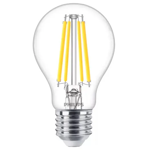 LED крушка Philips E27 неутрално бяла  7.8 W, ф 60х104 мм, 4000 K, 230 V, MAS VLE LEDBulb D CLG