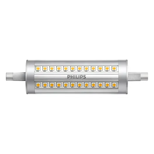 LED крушка Philips за прожектор неутрално бяла  14 W, 118 мм, 4000 K, 230 V, CorePro LED linear MV