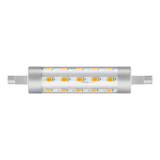 LED крушка Philips за прожектор топло бяла  6.5 W, 118 мм, 3000 K, 230 V, CorePro LED linear MV